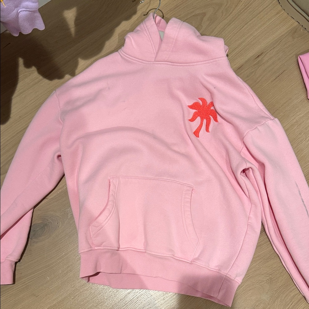 Pink Ski & Snow Jacket with Red Logo